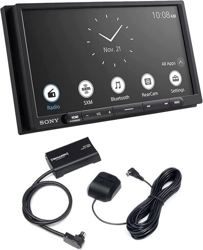 سوني XAVAX6000 جهاز استقبال الوسائط الصوتي مقاس 6.95 بوصة مع CarPlay وAndroid Auto مع راديو القمر الصناعي SiriusXM في موالف السيارة لأجهزة الاستقبال المتوافقة in Kuwait