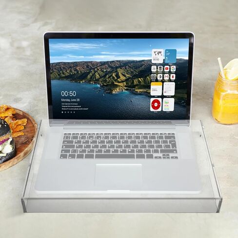 15.6inch Laptop Keyboard Covers Acrylic Keyboard Cover Cat Laptop KeyboardProtector Transparent Protector for Desktop in Kuwait