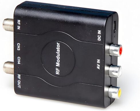 RCA إلى محول محوري، محول RF محوري، محول CVBS RF، محول VHF، مفتاح قناة 3/4 لمركز الألعاب والفيديو، DVD، مشغل VCR، PS2 PS3 PS4 in Saudi Arabia