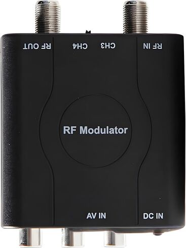 RCA إلى محول محوري، محول RF محوري، محول CVBS RF، محول VHF، مفتاح قناة 3/4 لمركز الألعاب والفيديو، DVD، مشغل VCR، PS2 PS3 PS4 in Saudi Arabia