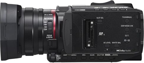Panasonic HC-X1200 UHD 4K HDMI Camcorder with 24x Zoom + 2PC 64 GB Memory + Camera Carrying Case + Hand Grip Tripod + Deluxe Cleaning Kit + More (14pc Bundle) in Saudi Arabia