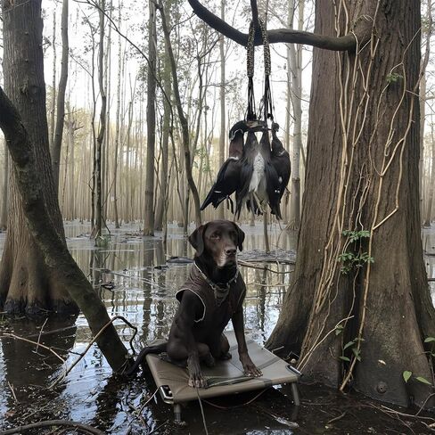 4 Pack Duck Hunting Accessories, Waterfowl Goose Hunting Accessories Strap Game Carrier with 2 Duck Calls, 12 Adjustable Loops for Outdoor Predator Gear Hunter Gifts in Saudi Arabia