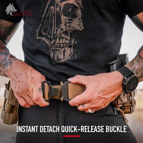 WOLF TACTICAL Molle Battle Belt Lite - 1.75 بوصة حزام القتال التكتيكي سريع التحرير in Kuwait