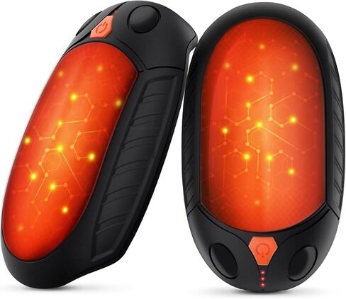 Classic Hand Warmers Rechargeable 2 Pack, AI Temperature Control Pocket Size Electric Handwarmers, Quick Charge Portable Hand Warmer Great Gift for Christmas Outdoors, Hunting, Golf, Camping in Saudi Arabia