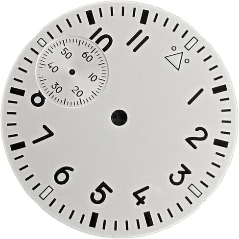 ساعة بيضاء بقرص أخضر مضيء لحركة Seagull ETA 6497 ST3600 in Saudi Arabia