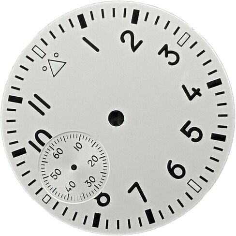 ساعة بيضاء بقرص أخضر مضيء لحركة Seagull ETA 6497 ST3600 in Saudi Arabia