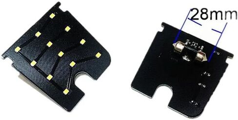 3pcs 2835SMD Car White Interior Reading Lights Case For Mitsubishi For Lancer Roof Reading Light in Saudi Arabia