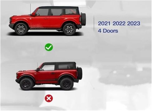 Car Interior Roof Reading Light For Bronco 2021 2022 2023 4-Door Interior Dome Light Reading Ceiling Lights White Button Roof Lamp in Saudi Arabia