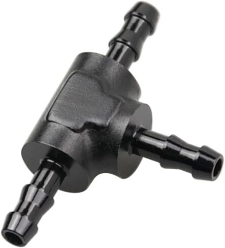 5/8" 16mm Barb Tee Hose Fitting T Splitter Adapter Aluminum Black in Saudi Arabia