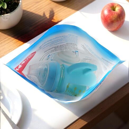 Microwave Steam Sterilizer Bags 12pc for Baby Bottles, Soothers, in Kuwait