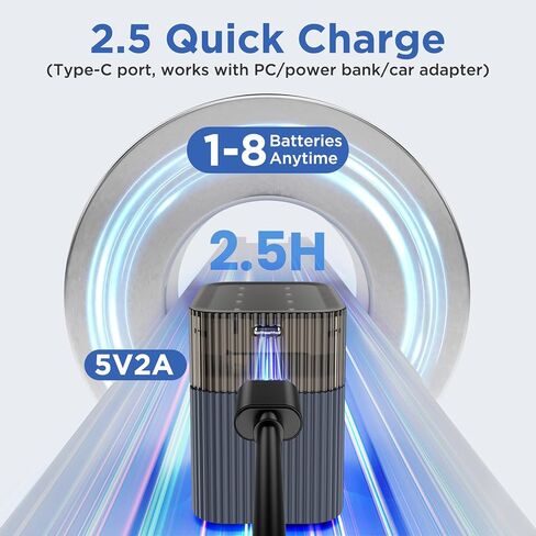 Philips AAA Lithium Rechargeable Batteries with Charger 8 Pack in Saudi Arabia