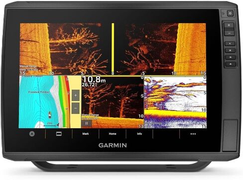 ECHOMAP 010-02882-01 Ultra 2 12 بوصة جهاز رسم الخرائط، 126sv مع محول GT56UHD-TM، يتضمن Navionics+ رسم الخرائط الداخلية والساحلية للولايات المتحدة 010-02882-01، متوافق مع Garmin in Kuwait