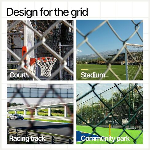 Cell Phone Fence Mount with Shade Game Recording Mounting Kit Compatible with iPhone, Mevo Start, Insta 360 and Other Action Cameras for Recording Baseball in Saudi Arabia