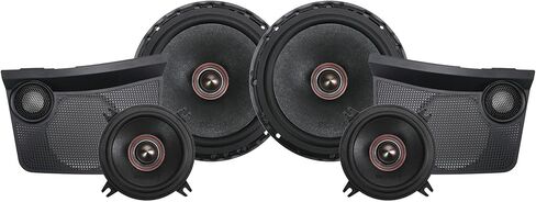مجموعة ترقية مكبرات الصوت المكونة من 3 اتجاهات من MB Quart Front Dash لـ 21-24 Ford Bronco، حزمة الصوت المضبوطة مع مكبرات صوت قبة مقاس 1 بوصة، ومشغلات صوت Midbass مقاس 4 بوصة و6.5 بوصة in Saudi Arabia