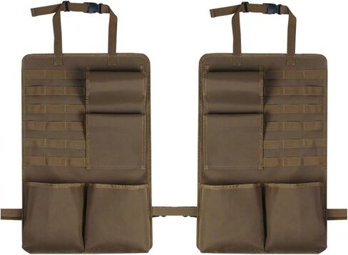 2Pcs Car Seat Back Gun Rack, Backseat Gun Sling Bag, Outdoor Camouflage Safety Carrying Organizer Holder for Hunting Rifles, Universal for Car Jeep Pickup Truck SUV in Kuwait