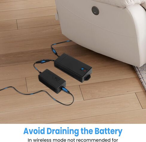 حزمة بطارية BESTON للأثاث المتكئ مع شاحن، حزمة بطارية كرسي قابلة للشحن عالمية بقدرة 2600 مللي أمبير في الساعة مع شاشة LED للكرسي الكهربائي والأريكة والأريكة وكرسي الرفع in Kuwait