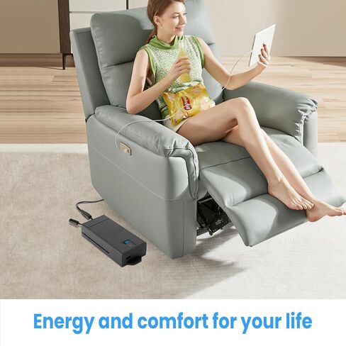 حزمة بطارية BESTON للأثاث المتكئ مع شاحن، حزمة بطارية كرسي قابلة للشحن عالمية بقدرة 2600 مللي أمبير في الساعة مع شاشة LED للكرسي الكهربائي والأريكة والأريكة وكرسي الرفع in Kuwait