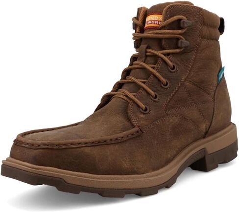 Twisted X Men's 6" UltraLite X Work Boot, Moc Toe Nano Toe with UltraLite X in Saudi Arabia