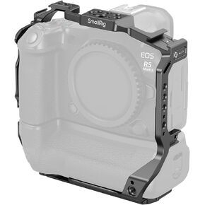 SmallRig R5 Mark II with Battery Grip BG-R20 Camera Cage for Canon, Three-Point Locking Full-Cage with Cold Shoe Mount, Quick Release Plate for Arca for Stabilizer and Tripod Shooting - 5623 in Kuwait