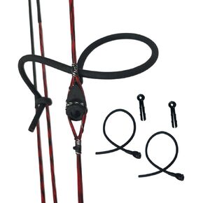 2Pcs Archery Peep Sight Compound Bow 3/16 Rubber Tube Peep Sight Bow String Tubing with Buckle for Hunting Shooting Targeting Accessories in Kuwait