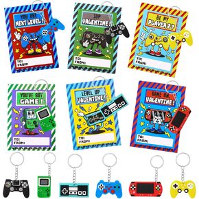 JOICEE 24 Pack Valentines Day Gift Cards with Mini Plush Animals Toys, Cute Mini Animals Plush Keychain Toy Set Exchange Cards Gifts for Kids Boys Girls Party Favors School Classroom Prizes Rewards in Saudi Arabia
