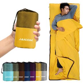 Sleeping Bag Liner, Travel Sheets Ultralight Summer Sleeping Bag | Portable Adult Sleep Sack, Comfy Breathable & Cooling for Backpacking, Hotels and Hostels, Business Trips, Camping, 4 Seasons in Kuwait