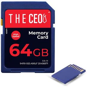 THE CEO Memory Card Ultra SDHC UHS-I 90MB/s – High-Speed & Reliable Camera Card - Class 10 for Fast Read/Write Ideal for Full HD Video & Photography- Get a Durable 64GB SD Card for Long-Term Storage in Kuwait