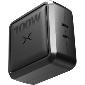 NOCO XGrid X100: شاحن USB-C بقدرة 100 واط - محول طاقة GaN مزدوج المنفذ مع PD 3.0 وQC 4.0+ وPPS - شحن سريع مع توزيع ذكي للطاقة - قابس حائط قابل للطي، مدرج في قائمة UL in Kuwait