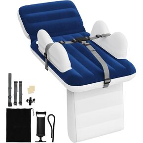 Inflatable Toddler Airplane Bed:Airplane Seat Extender for Kids, 2.5mm Thickness Inflatable Baby Air Mattress with Cup Holder & Seat Belt, Plane Bed for Travel Essentials in Kuwait