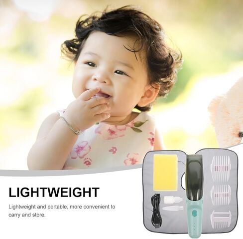 ماكينة قص الشعر وتشذيب الشعر من تيدتاليو للرضع، أداة قص الشعر المحمولة المقاومة للماء، مجموعة العناية الكهربائية الهادئة للأولاد حديثي الولادة in Kuwait