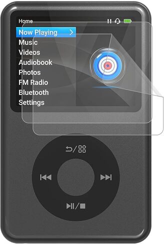 واقي شاشة مشغل MP3 من innioasis Y1، [عبوتان] طبقة TPU ناعمة وشفافة عالية الدقة [مضادة لبصمات الأصابع] [مضادة للخدش] [خالية من الفقاعات] متوافقة مع مشغل MP3 innioasis Y1 (2.4 بوصة) in Kuwait