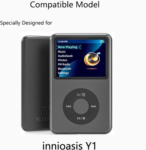 واقي شاشة مشغل MP3 من innioasis Y1، [عبوتان] طبقة TPU ناعمة وشفافة عالية الدقة [مضادة لبصمات الأصابع] [مضادة للخدش] [خالية من الفقاعات] متوافقة مع مشغل MP3 innioasis Y1 (2.4 بوصة) in Kuwait