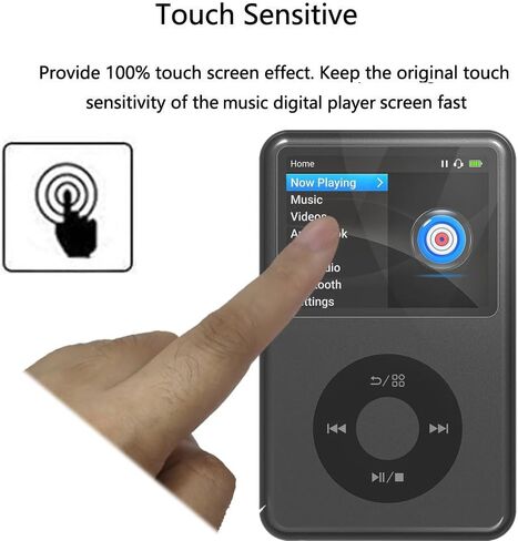 واقي شاشة مشغل MP3 من innioasis Y1، [عبوتان] طبقة TPU ناعمة وشفافة عالية الدقة [مضادة لبصمات الأصابع] [مضادة للخدش] [خالية من الفقاعات] متوافقة مع مشغل MP3 innioasis Y1 (2.4 بوصة) in Kuwait