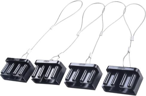 4PCS For Anderson Connector Dust Cover For 50A 120A 175A Battery Power/Connectors, 2P Pole, 600V, Flame Retardant PVC Terminal Protection(120A-red) in Saudi Arabia