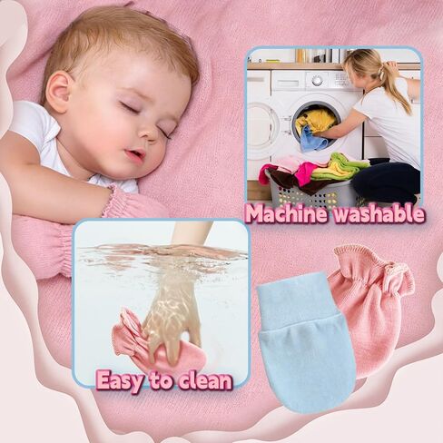 10 أزواج من قفازات الأطفال حديثي الولادة بدون خدش، قفازات أطفال من القطن الناعم، قفازات للأطفال حديثي الولادة من البنات والأولاد من عمر 0 ​​إلى 6 أشهر، أساسيات حديثي الولادة يجب اقتناؤها in Kuwait