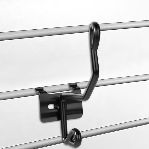 Gun Rack Wall Mount – 12-Pack Vinyl-Coated Steel Hooks for Slatwall, Pegboard & Gridwall – Rifle & Shotgun Hangers for Firearm Display and Storage in Saudi Arabia