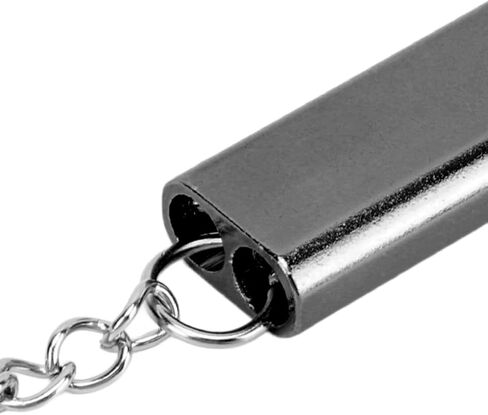 Emergency Survival Whistle Double Tube High Frequency Whistle for Camping Hiking Fishing Keychain for Outdoor Activities Aluminum Alloy in Saudi Arabia