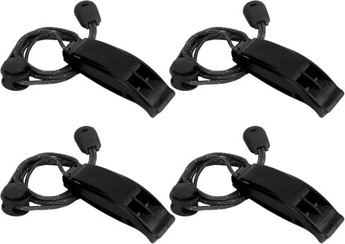 Whistle Emergency Whistle Safety Whistles Loud Survival Whistles with Adjustable Reflective Lanyard for Lifeguard Climbing Hiking Fishing Boating Swimming Hunting Rescue Signal, Plastic in Saudi Arabia