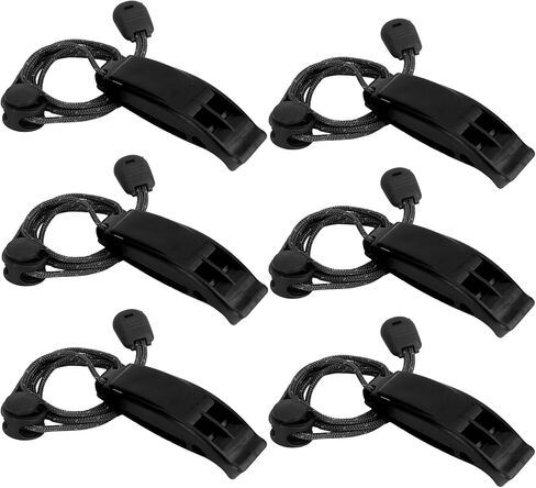Whistle Emergency Whistle Safety Whistles Loud Survival Whistles with Adjustable Reflective Lanyard for Lifeguard Climbing Hiking Fishing Boating Swimming Hunting Rescue Signal, Plastic in Saudi Arabia