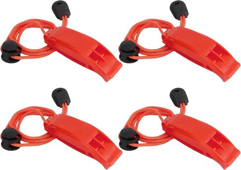 Whistle Emergency Whistle Safety Whistles Loud Survival Whistles with Adjustable Reflective Lanyard for Lifeguard Climbing Hiking Fishing Boating Swimming Hunting Rescue Signal, Plastic in Saudi Arabia