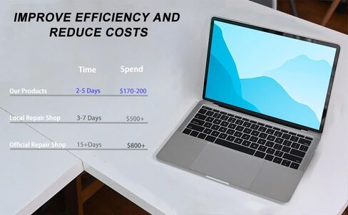 مجموعة بديلة لجهاز MacBook Air Retina 13.3 بوصة 2018 A1932 LCD مجموعة كاملة 2018 Year EMC 3184 MRE82 فضي/رمادي فلكي (فضي) in Saudi Arabia