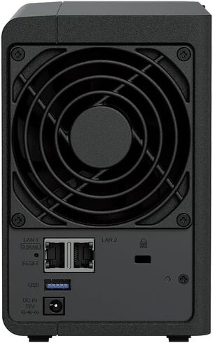 Synology DS225+ 2-Bay Diskstation NAS (Intel Celeron J4125 Quad-Core, 2 GB Non-ECC DDR4 SODIMM 1 x 2,5 GbE und 1 x 1 GbE RJ-45 LAN-Port) 8TB Bundle with 2X 4TB WD Red Plus in Kuwait