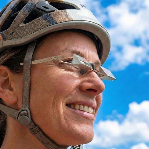 Alloy Frame Belay Glasses , 90° Upward Prism Design for Climbing‌,Light Weight Climbing Belay Glasses Prevent Neck Fatigue for Rock Climbers in Kuwait