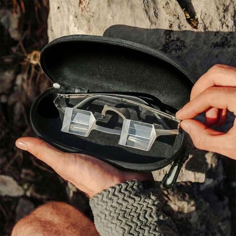 Alloy Frame Belay Glasses , 90° Upward Prism Design for Climbing‌,Light Weight Climbing Belay Glasses Prevent Neck Fatigue for Rock Climbers in Kuwait