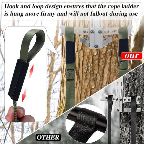 4Step Climbing Aider for Hunting Climbing Stick Aider Webbing Rope Ladder in Saudi Arabia