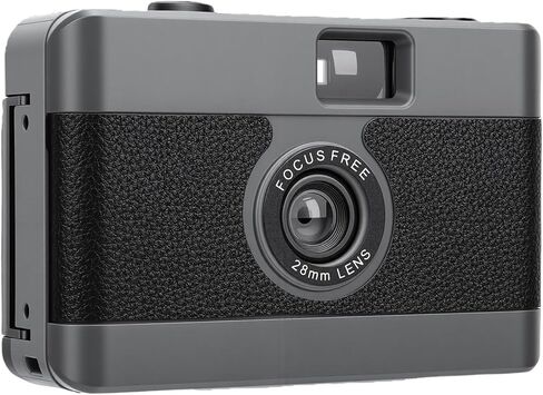 Pomya 35mm Film Camera, Vintage Style Reusable Camera with Built in Flash, for Travel Photography and Special Events (Pink) in Saudi Arabia