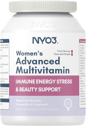 Multivitamin for Women with Zinc & Biotin Vitamins A,C,K,B2,B6,B12 & Multimineral | Daily Multivitamins Beauty & Energy | Gluten-Free, 60 Day Supply in Kuwait