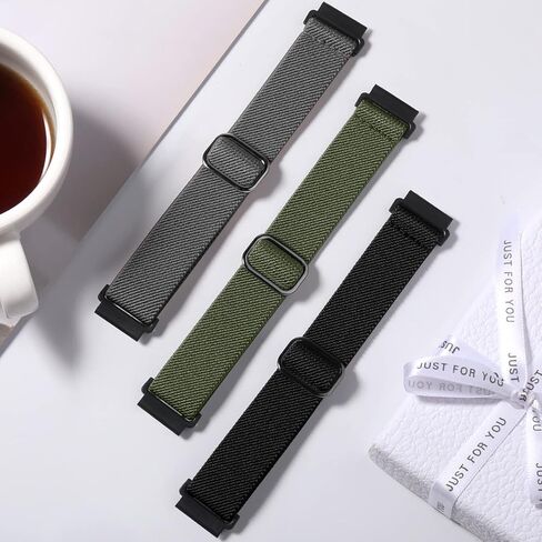 أشرطة Lerobo المرنة متوافقة مع ساعة Samsung Galaxy Watch 8 7 6 5 4 40 مم 44 مم/Galaxy Watch 8 Classic 6 4 Classic 43mm 47mm 42mm 46mm/5 Pro Band 45mm/Active 2,3 Pack 20mm حزام رياضي من النايلون قابل للتعديل in Saudi Arabia