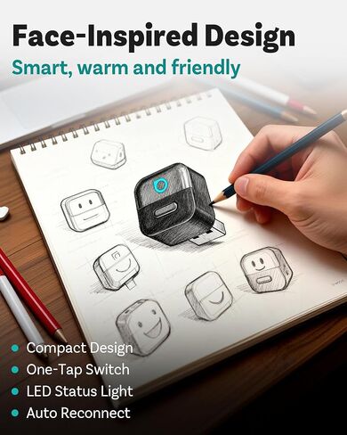 OTTOCAST Mini Pico Wireless CarPlay & Android Auto Adapter – WiFi 6 + Bluetooth 5.4, Plug & Play, Fast Auto-Reconnect, Ultra-Compact Design, Works with Factory Wired CarPlay Cars in Saudi Arabia