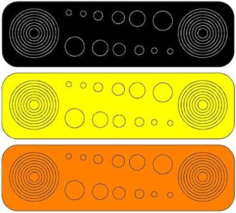 Speciality Archery Circles & Dots (Yellow) 36 Circles and 42 dots in Saudi Arabia